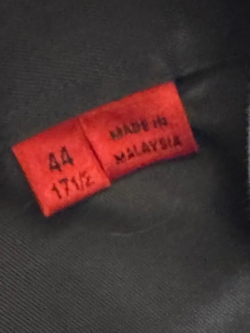 Hugo Boss Slim Fit Black Shirt with Red Label